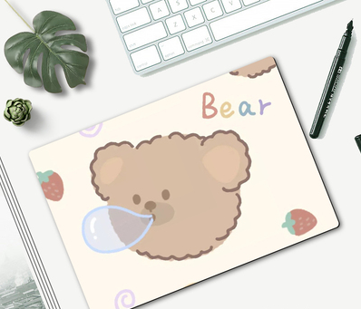 Cute Cartoon Girl Petit Ins Wind-Shaped Mouse Pad Wrist Computer Notebook Jeu Créatif Un