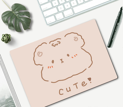Cute Cartoon Girl Petit Ins Wind-Shaped Mouse Pad Wrist Computer Notebook Jeu Créatif Un