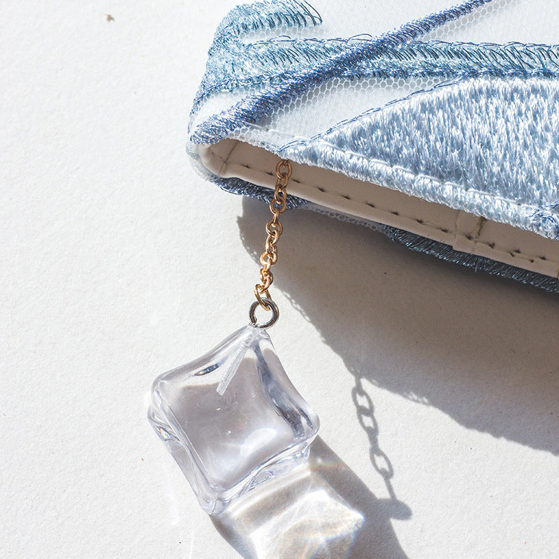 Carnet de notes simple de broderie Glacier fille