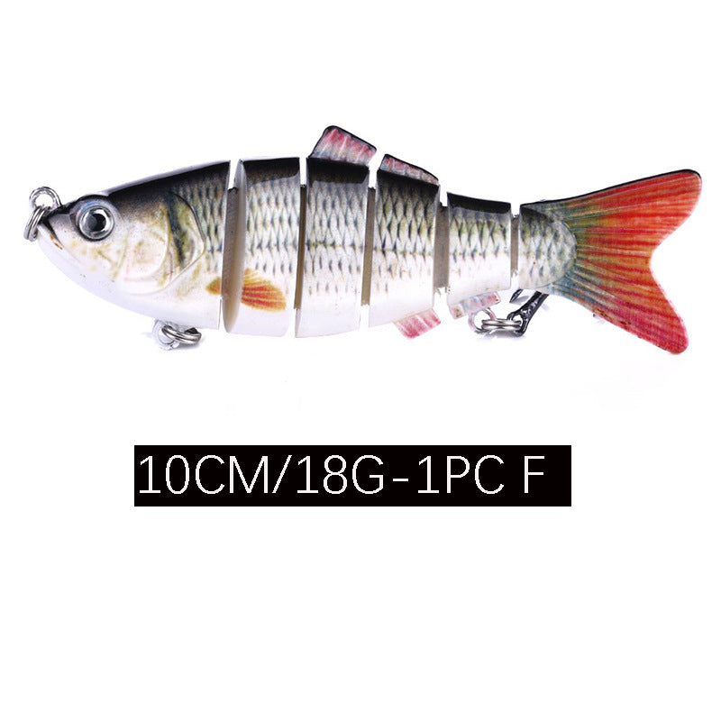Layer de natation complet Aile multi section 10Cm 18G Road Sub Aile plastique bionique Aile 12 Couleur