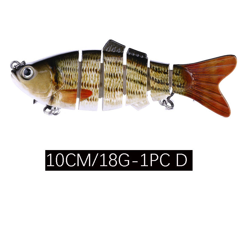 Layer de natation complet Aile multi section 10Cm 18G Road Sub Aile plastique bionique Aile 12 Couleur