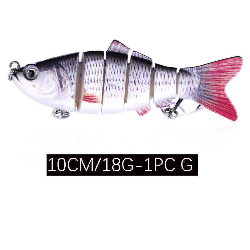 Layer de natation complet Aile multi section 10Cm 18G Road Sub Aile plastique bionique Aile 12 Couleur
