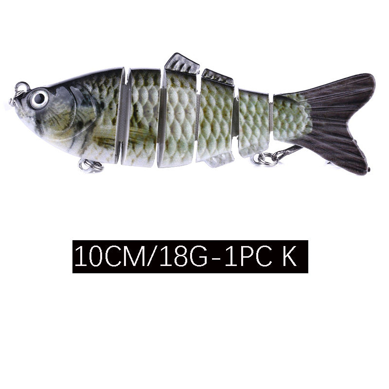 Layer de natation complet Aile multi section 10Cm 18G Road Sub Aile plastique bionique Aile 12 Couleur