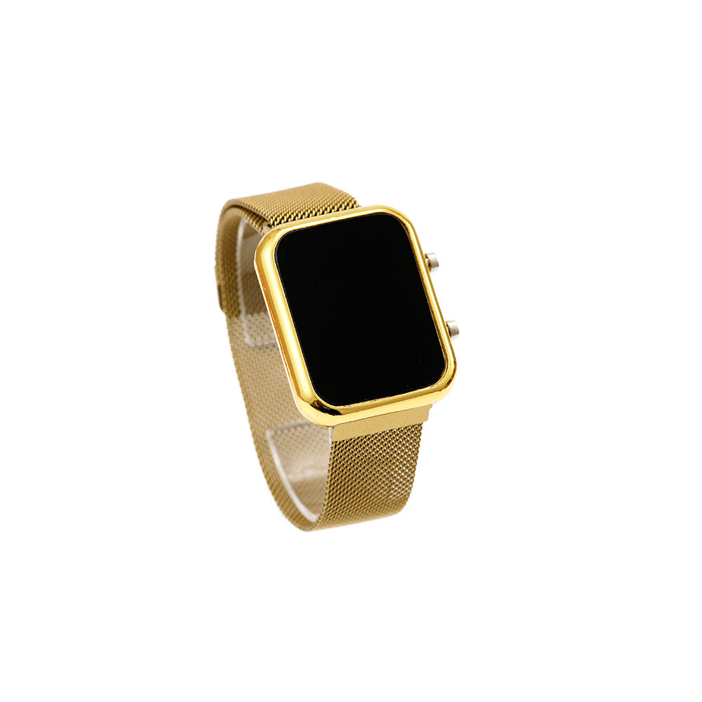 Lumineux Led Étudiant Magnet numérique Buckle hommes montre électronique
