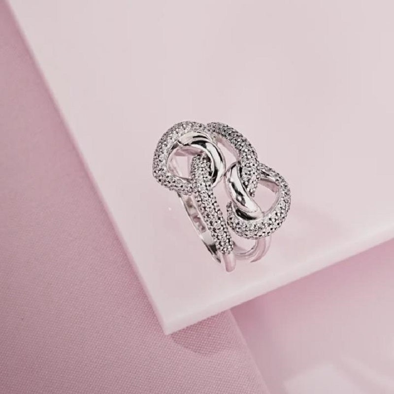 Mode Couple Tempérament avec Trendy Ring Femmes