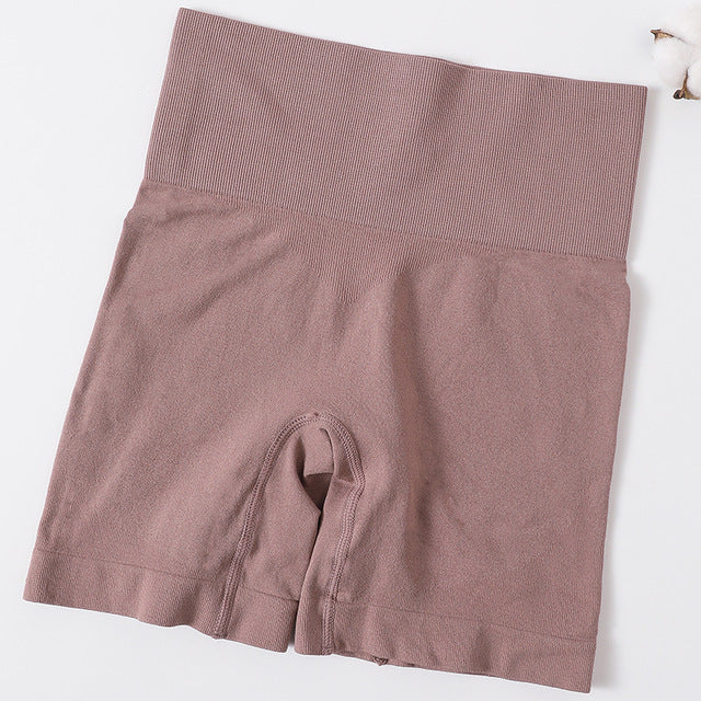 High Waist Sport Shorts Femmes Hip Push Up Short Safety Short Slim Fitness Seamles
