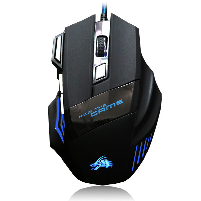 Souris de jeu USB couleur 7 boutons