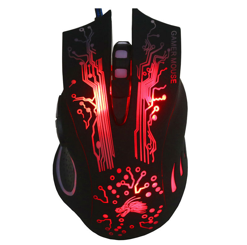 Souris de jeu USB couleur 7 boutons
