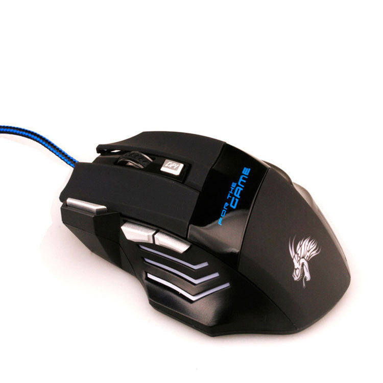 Souris de jeu USB couleur 7 boutons