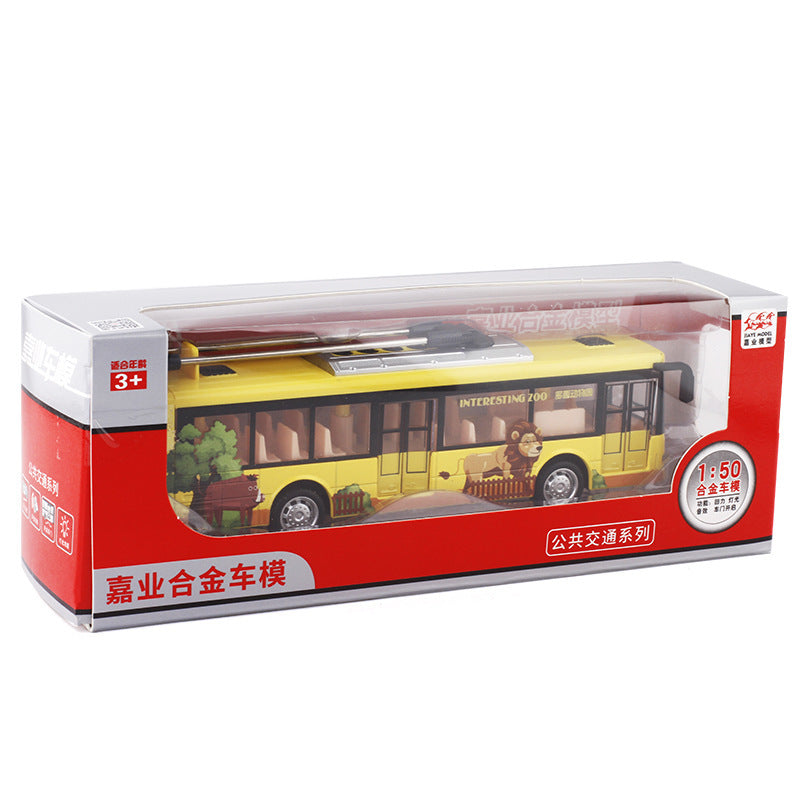 Modèle de voiture de simulation d'autobus de tram de section unique
