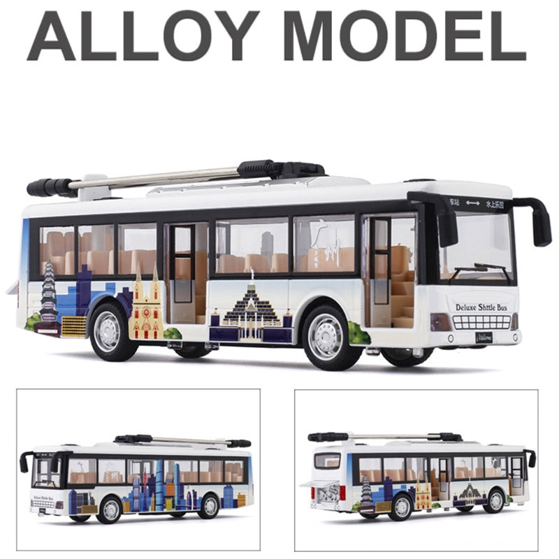 Modèle de voiture de simulation d'autobus de tram de section unique