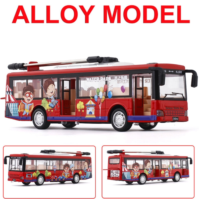 Modèle de voiture de simulation d'autobus de tram de section unique