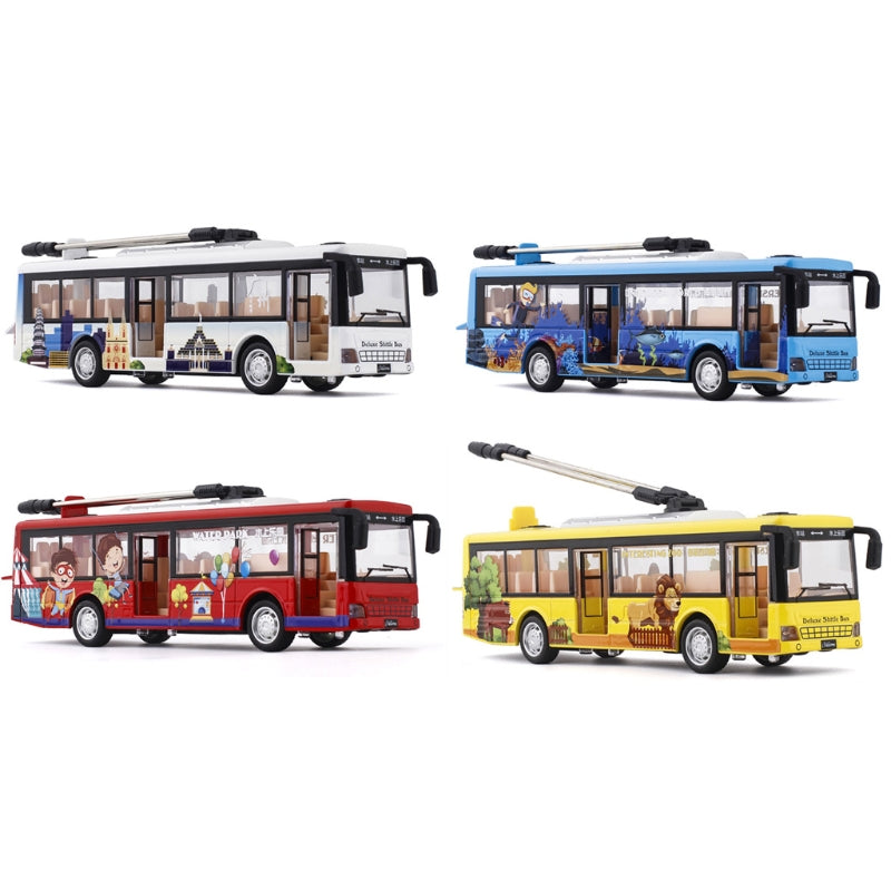 Modèle de voiture de simulation d'autobus de tram de section unique