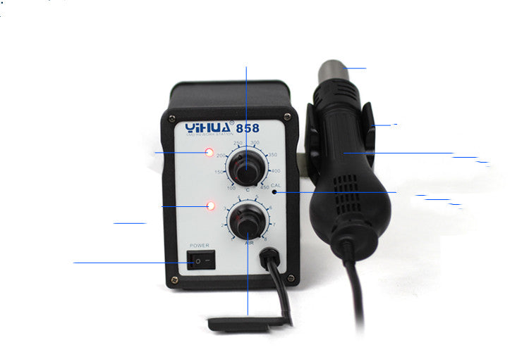 Type de ventilateur avancé Air Desoldering Station Air Gun