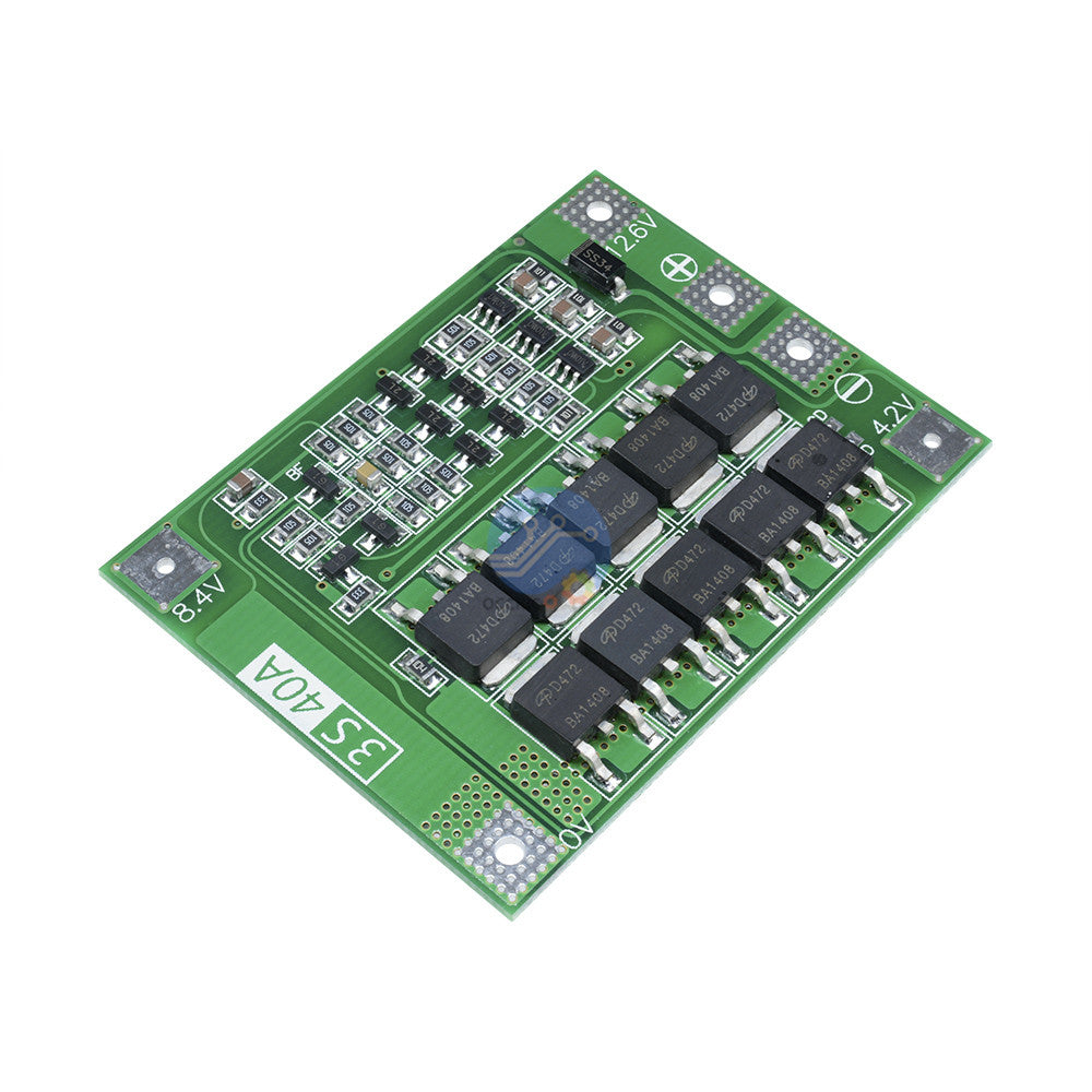 3S 40A BMS Lithium Batterie Protection Board Balance améliorée