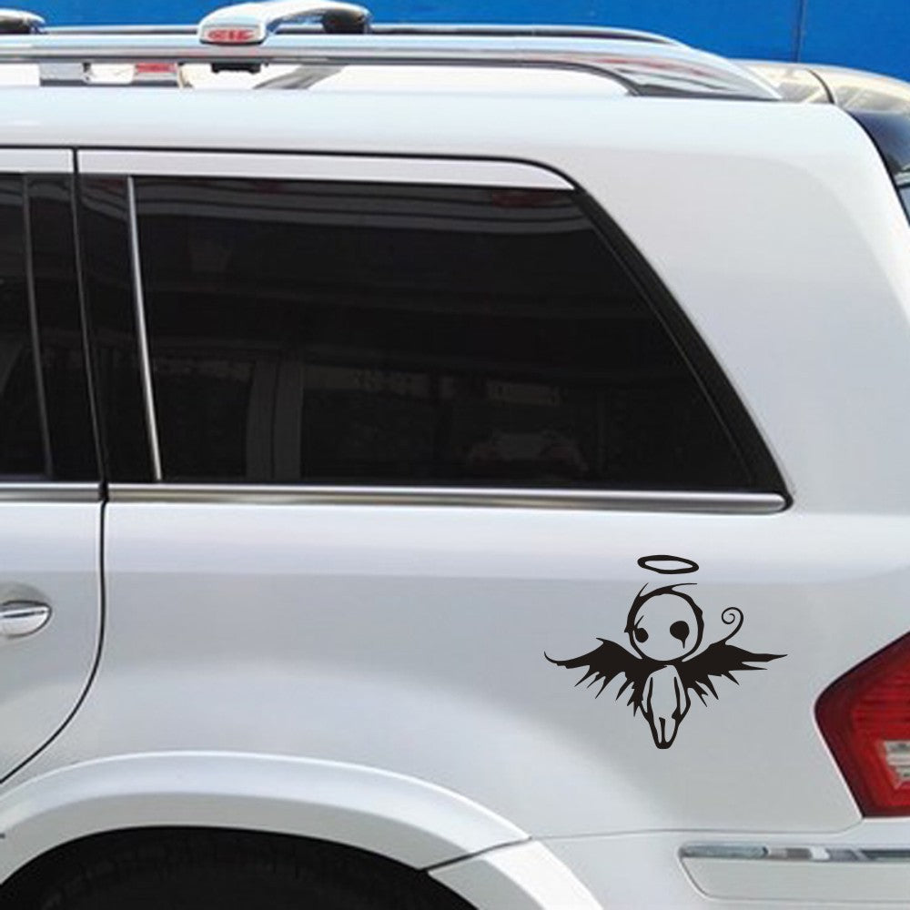 Rétro Gothique Dark Fallen Angel Commerce extérieur Voiture de décoration créative Stickers du corps N
