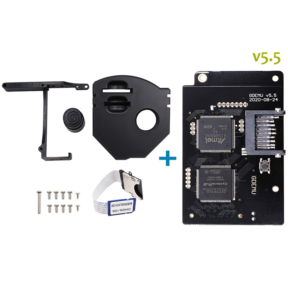 Black Gold Panel SD Card Installation Kit Extension Adapter