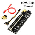 Carte Riser 009s Plus PCI-E PCI PCI Express X16 GPU 6in Carte adaptateur USB 3.0 Câble 1X 16X