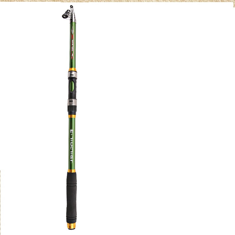 2.1M -3.6M Carpe d'engraissement de tige de pêche en fibre de carbone FP dur Telescopique de pêche de tige de pêche Po