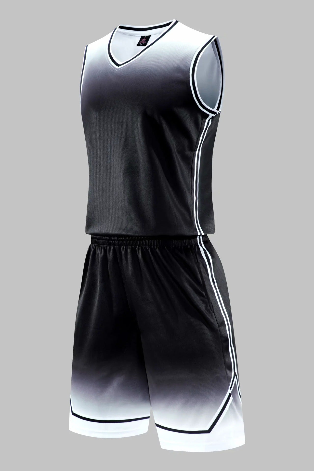 Gradient Basketball Uniforme Sportuaire Costume Enfants Adult Sweat Absorbent Basketball Uniforme