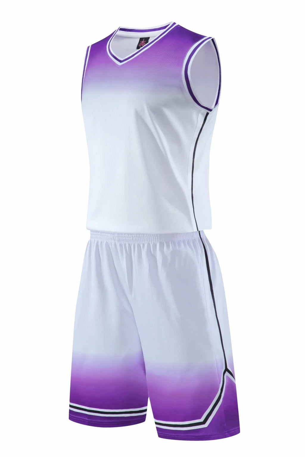 Gradient Basketball Uniforme Sportuaire Costume Enfants Adult Sweat Absorbent Basketball Uniforme