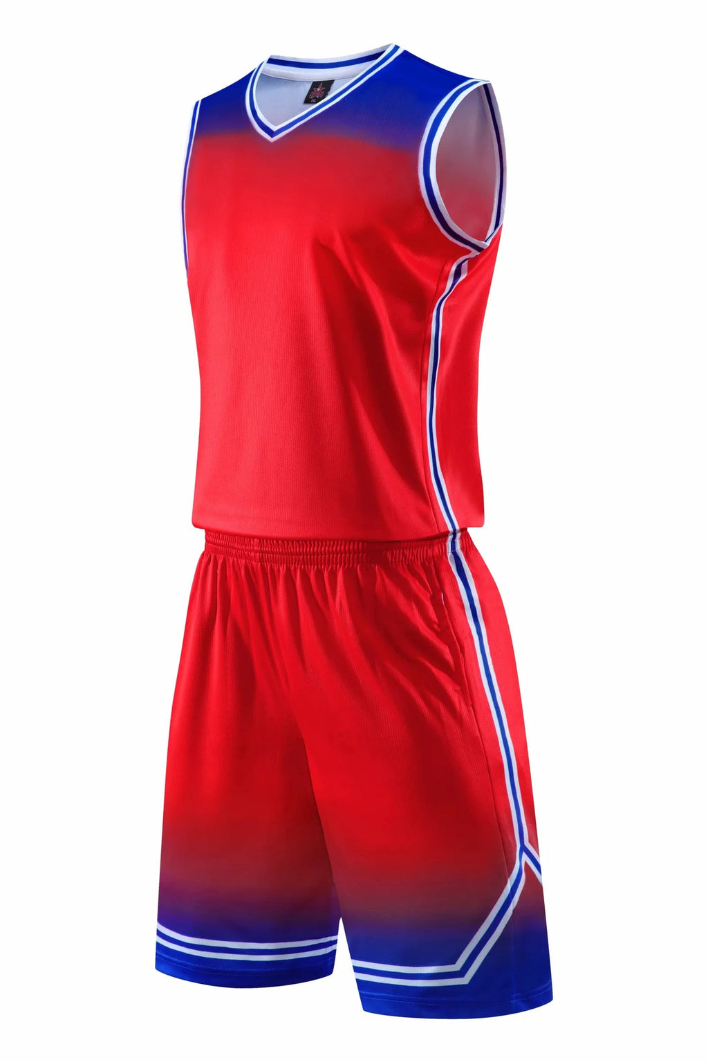 Gradient Basketball Uniforme Sportuaire Costume Enfants Adult Sweat Absorbent Basketball Uniforme