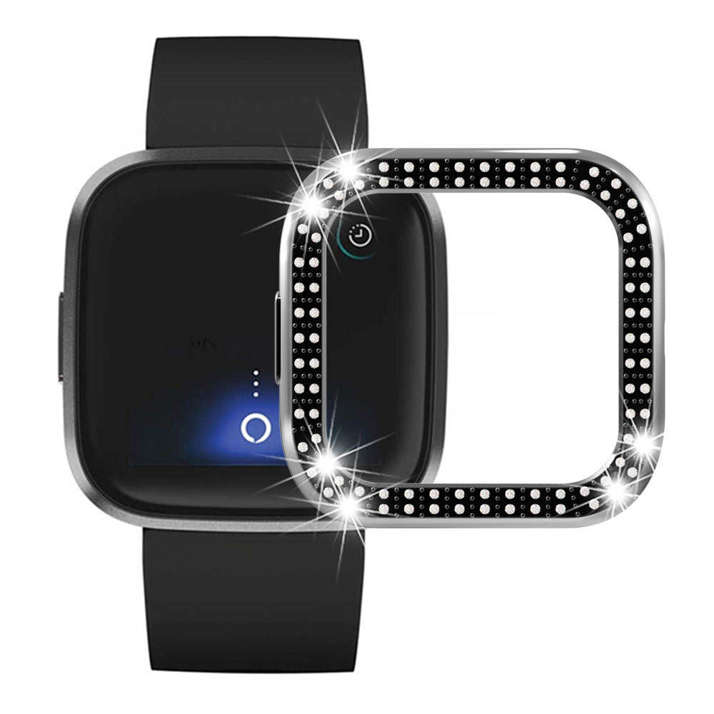 Deuxième génération de boîtier de montre Versa2 Electroplating Pc Double Row Diamond Watch Protection