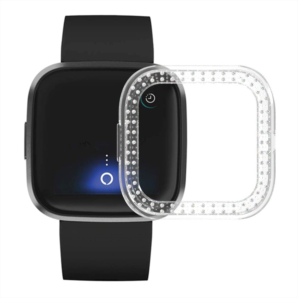 Deuxième génération de boîtier de montre Versa2 Electroplating Pc Double Row Diamond Watch Protection