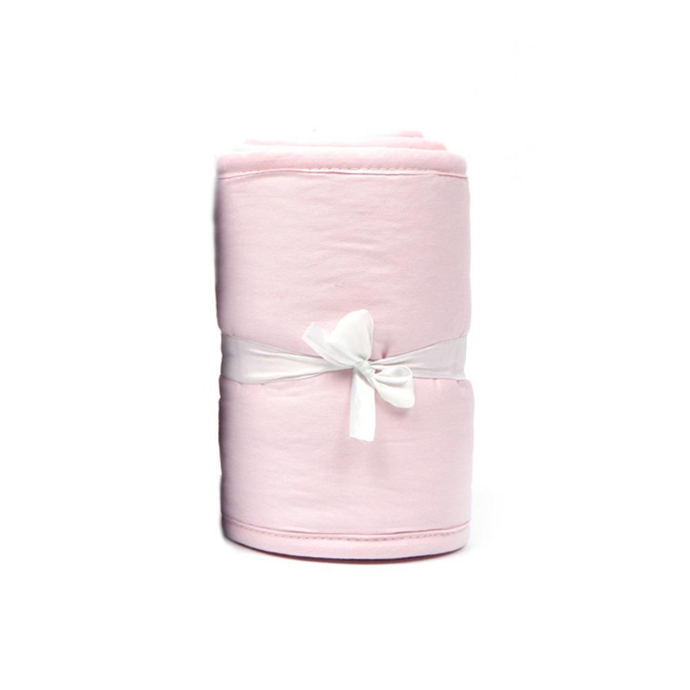 Couverture de bande anticollision de lit de couleur solide pour bébé