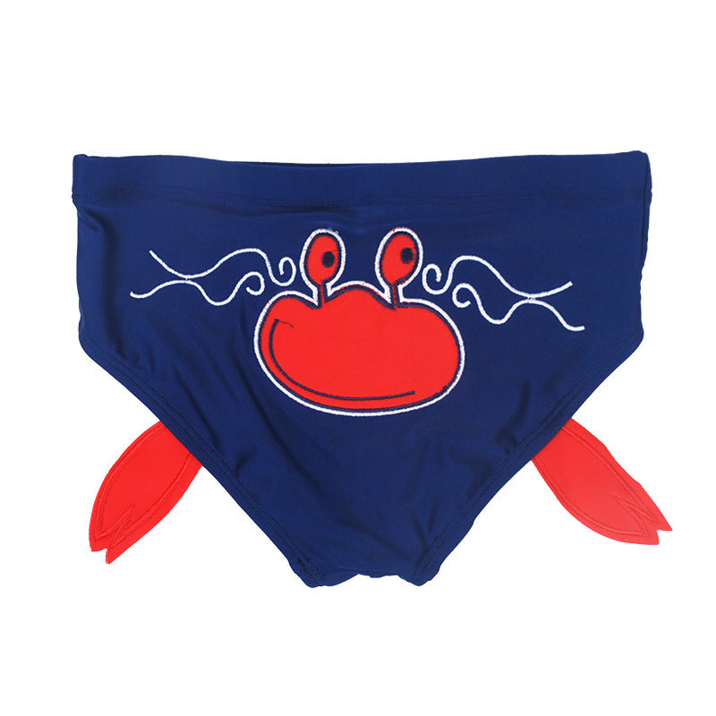 Bébé Natation Trunks mignon brodé Double pont 1-3 ans garçons et filles apprendre la natation