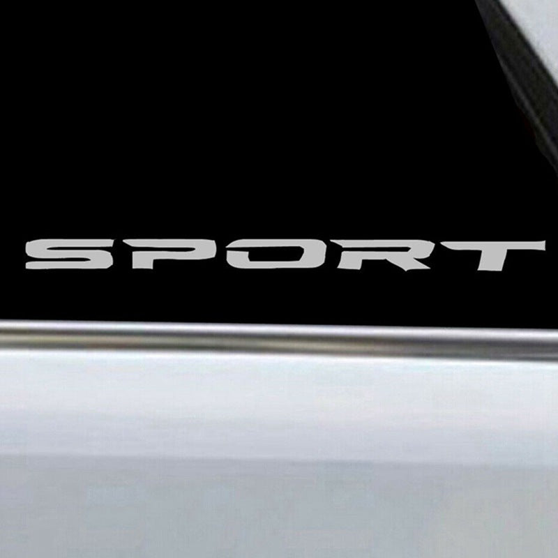 4 Pcs Autocollant de voiture Sport Font Car Sticker de corps de voiture