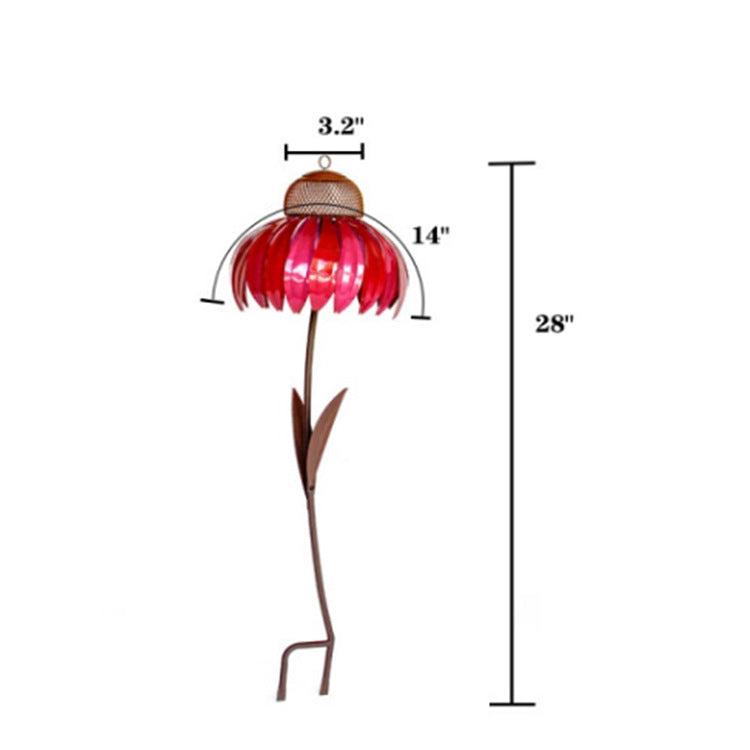 Garden petal-shaped bird food
