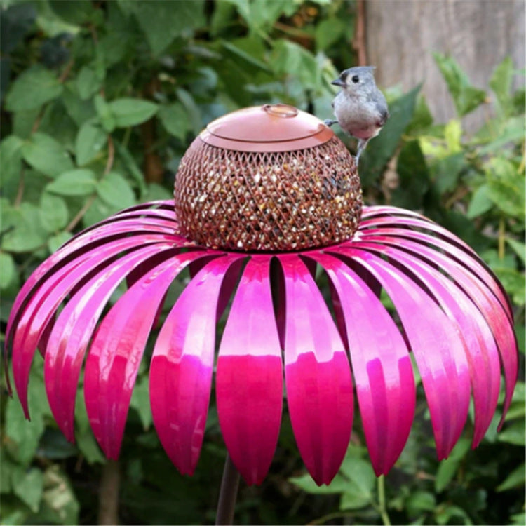 Nourriture d'oiseaux en forme de pétale de jardin
