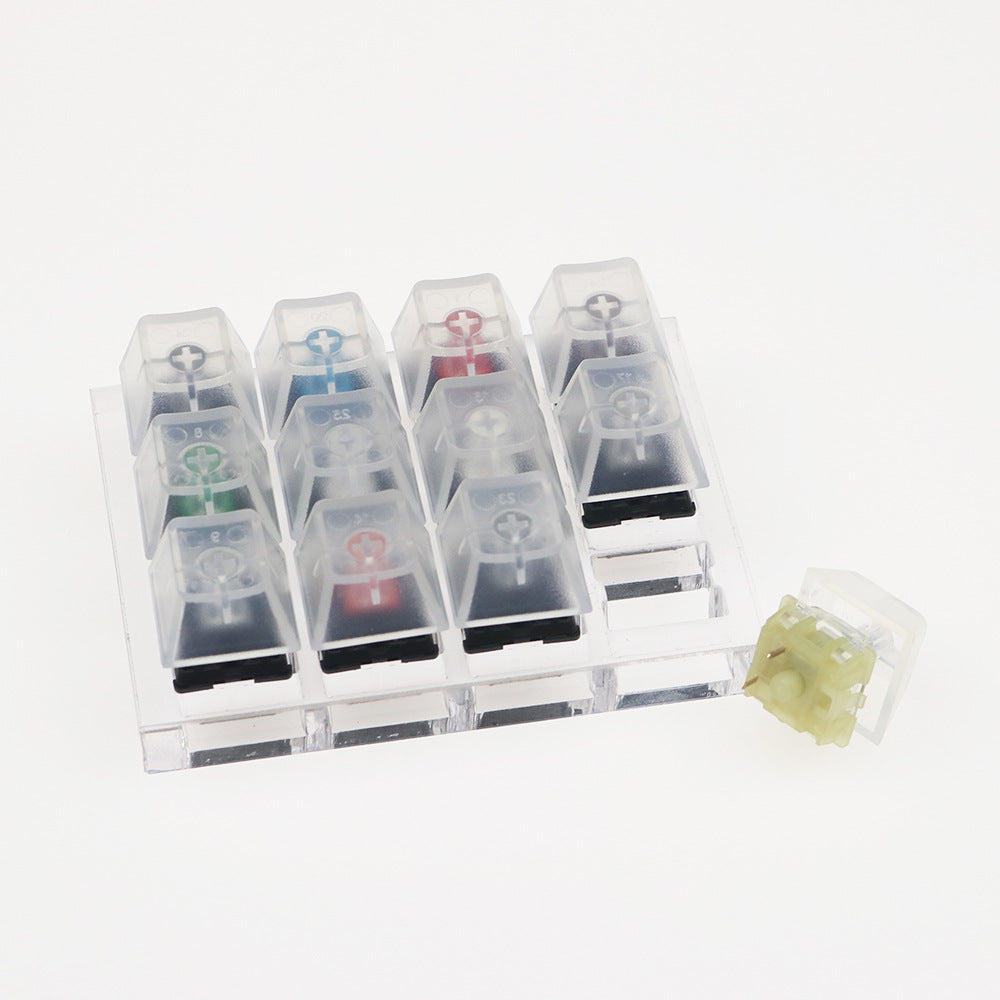 Cherry Original Cherry Douze-Axis Testeur Expérience Axis Switch Noir Vert Noir Tea Mil