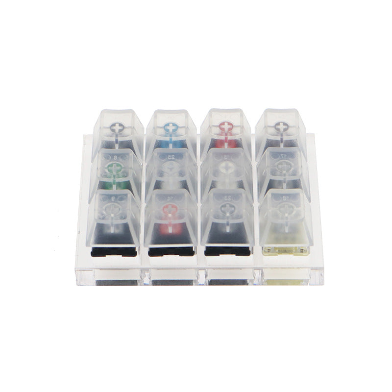 Cherry Original Cherry Douze-Axis Testeur Expérience Axis Switch Noir Vert Noir Tea Mil
