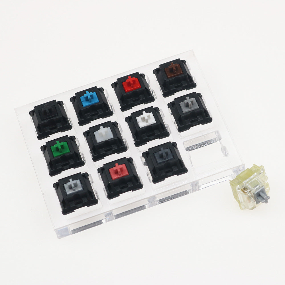 Cherry Original Cherry Douze-Axis Testeur Expérience Axis Switch Noir Vert Noir Tea Mil
