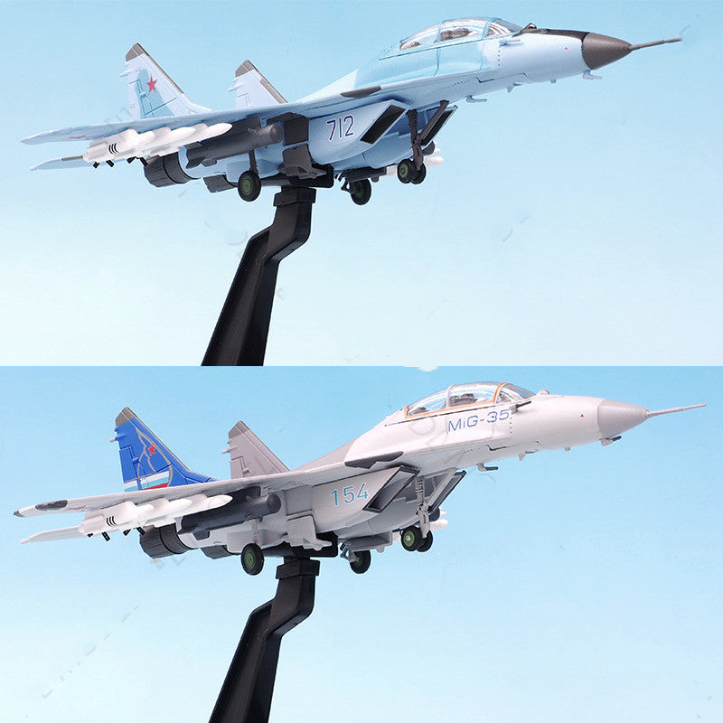 Russie Force aérienne Mig-35 Mig 35 Alliage de chasse Pendentifs de modèle finis