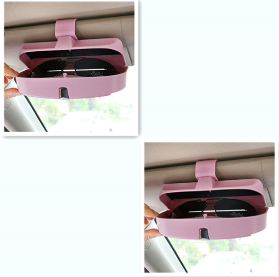 Voiture lunettes étui voiture soleil visor billet verres clip