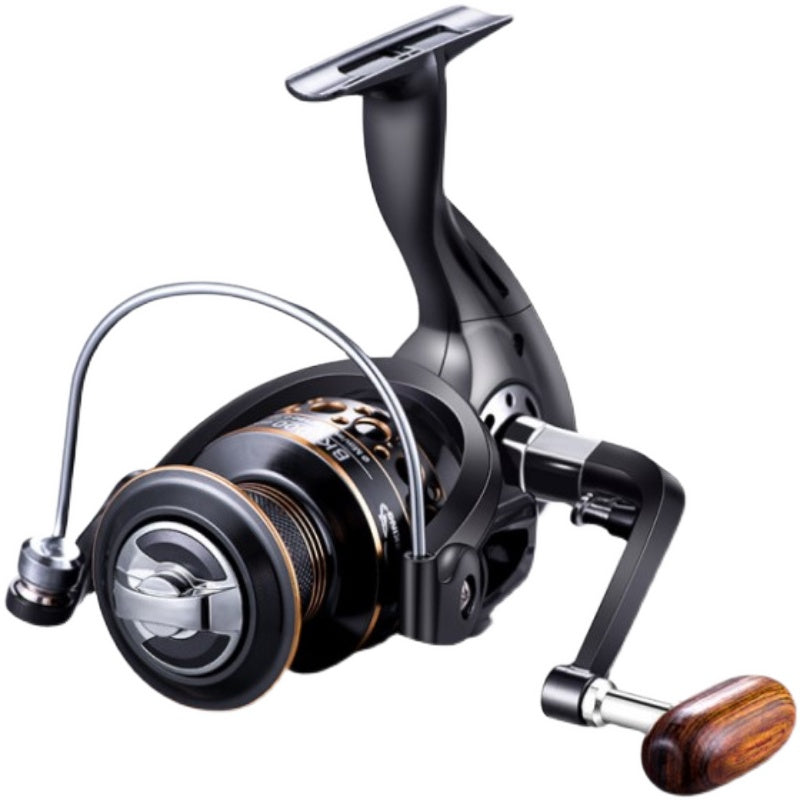 Ligne de pêche Roue Spinning Roue Full Metal Head Sea Pole Roue Sea Pole Long S Luya Whee