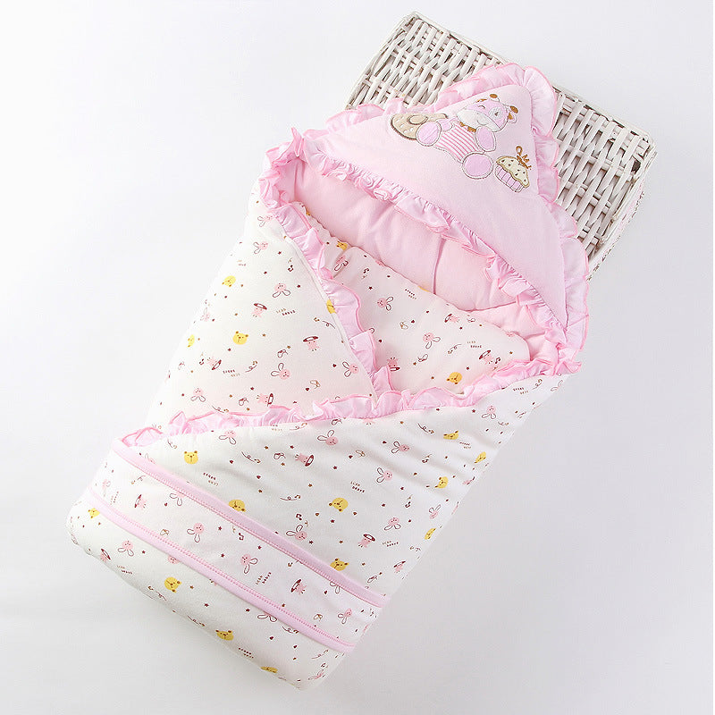 Bébé mince couverture sac de couchage nouveau-né bébé fournitures printemps hiver
