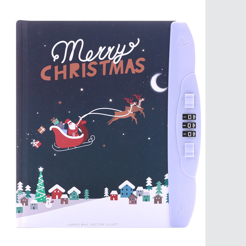 Livre de code pour enfants avec carnet de notes de verrouillage Cartoon Student Cartoon Book Version coréenne Petit Et