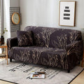 Housse de canapé à coussin imprimé