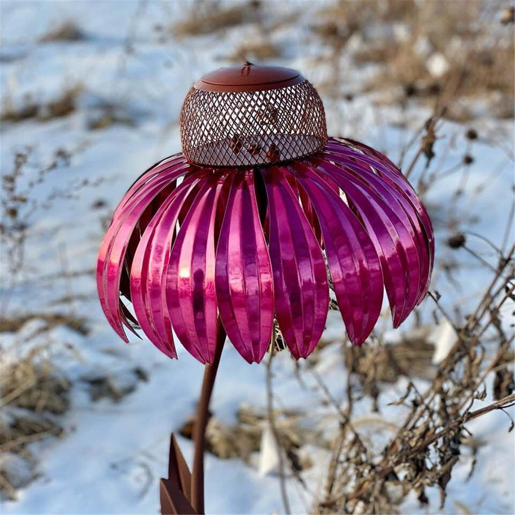 Nourriture d'oiseaux en forme de pétale de jardin