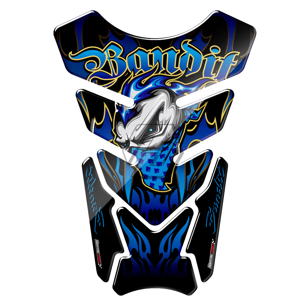 Sticker de réservoir de carburant de moto Sticker de poisson Bone Sticker décoratif