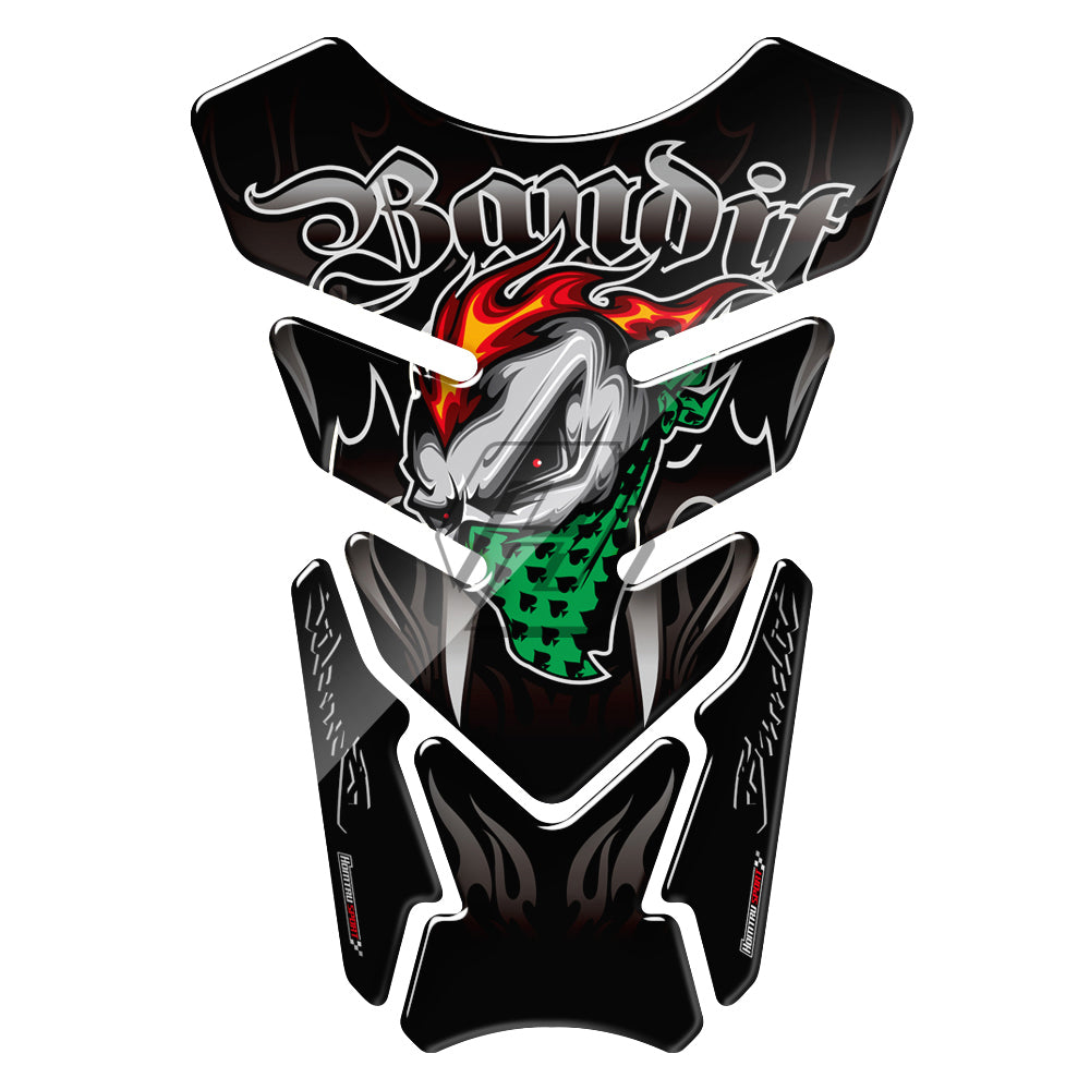 Sticker de réservoir de carburant de moto Sticker de poisson Bone Sticker décoratif