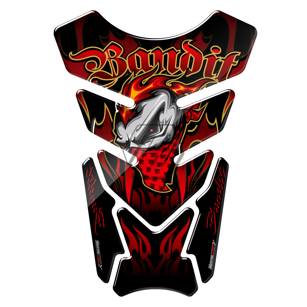 Sticker de réservoir de carburant de moto Sticker de poisson Bone Sticker décoratif