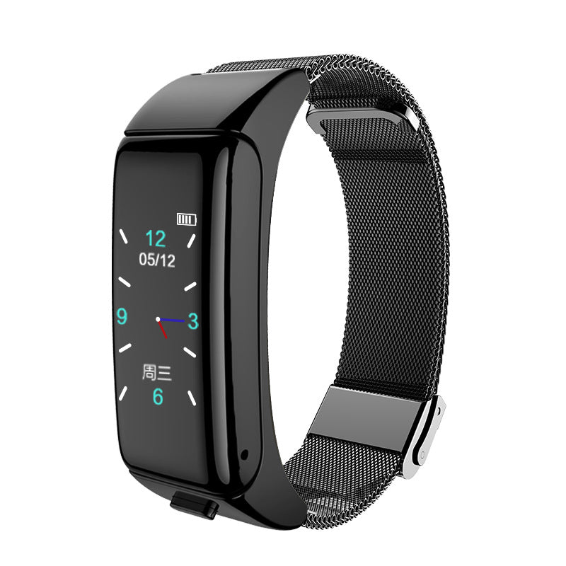 Bracelet de sport intelligent Bluetooth casque deux en un lorsque vous répondez au téléphone