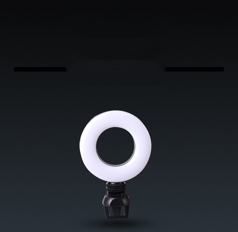Vidéo Conférence 4 pouces Fill Light Computer Live Photography Light LED Selfie Light USB Po