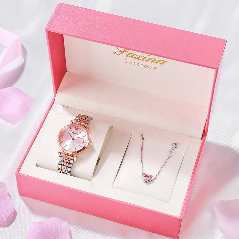 Bijoux de montre Collier plein de Star Watch Electronic Watch Set