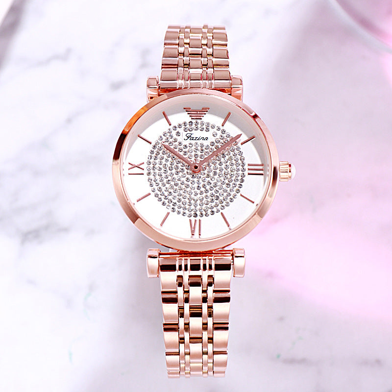 Bijoux de montre Collier plein de Star Watch Electronic Watch Set